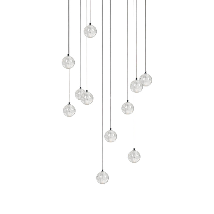 Suspension boule en cristal