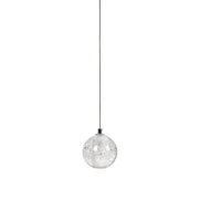 Suspension boule en cristal