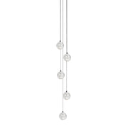 Suspension boule en cristal