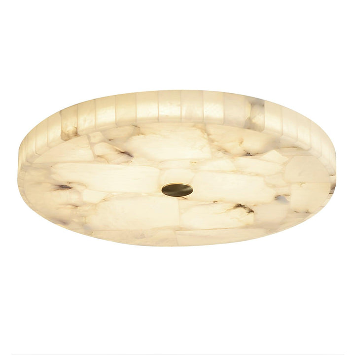 Round Alabaster Ceiling Lamp - Vakkerlight