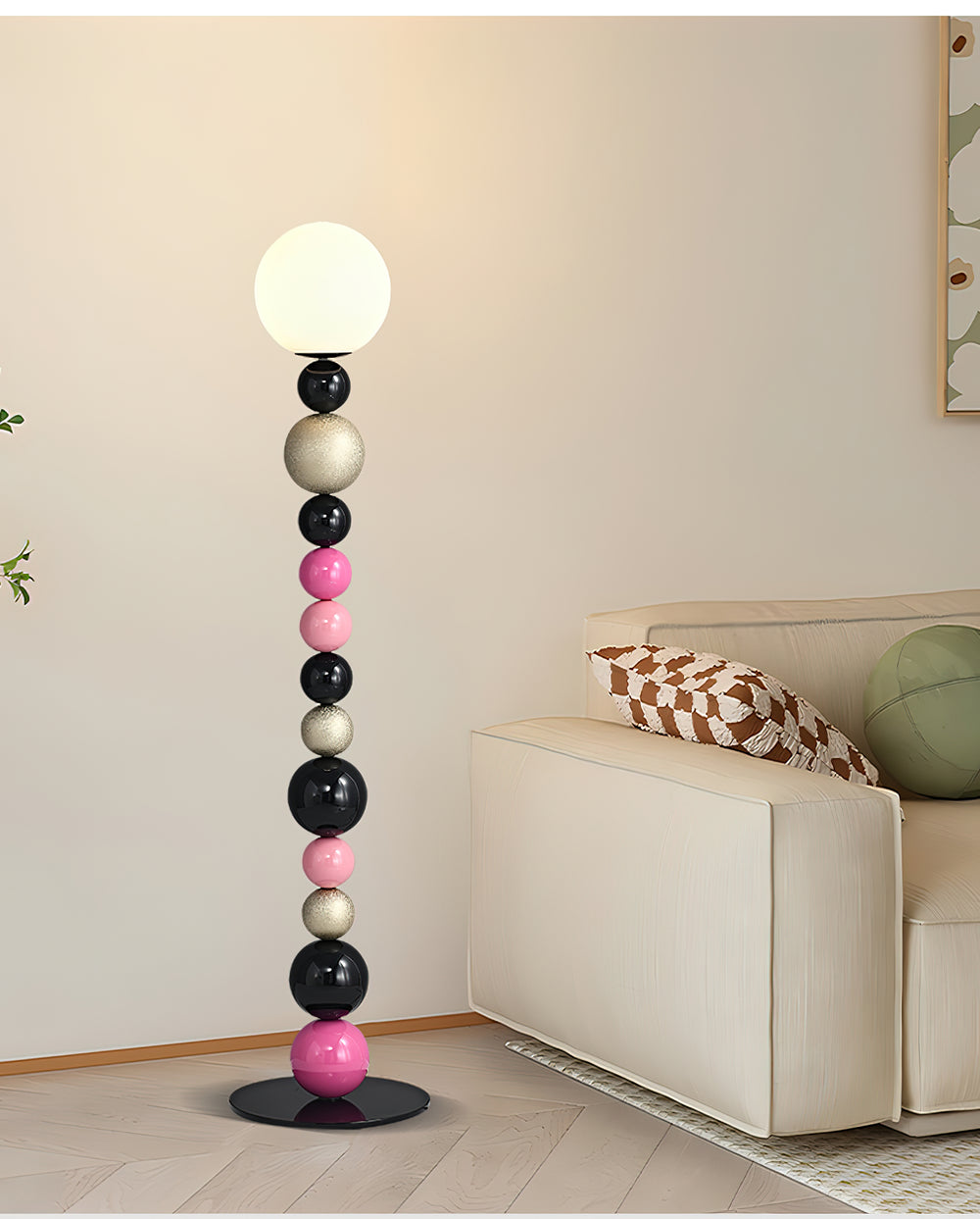 Round Balls Stacking Floor Lamp - Vakkerlight