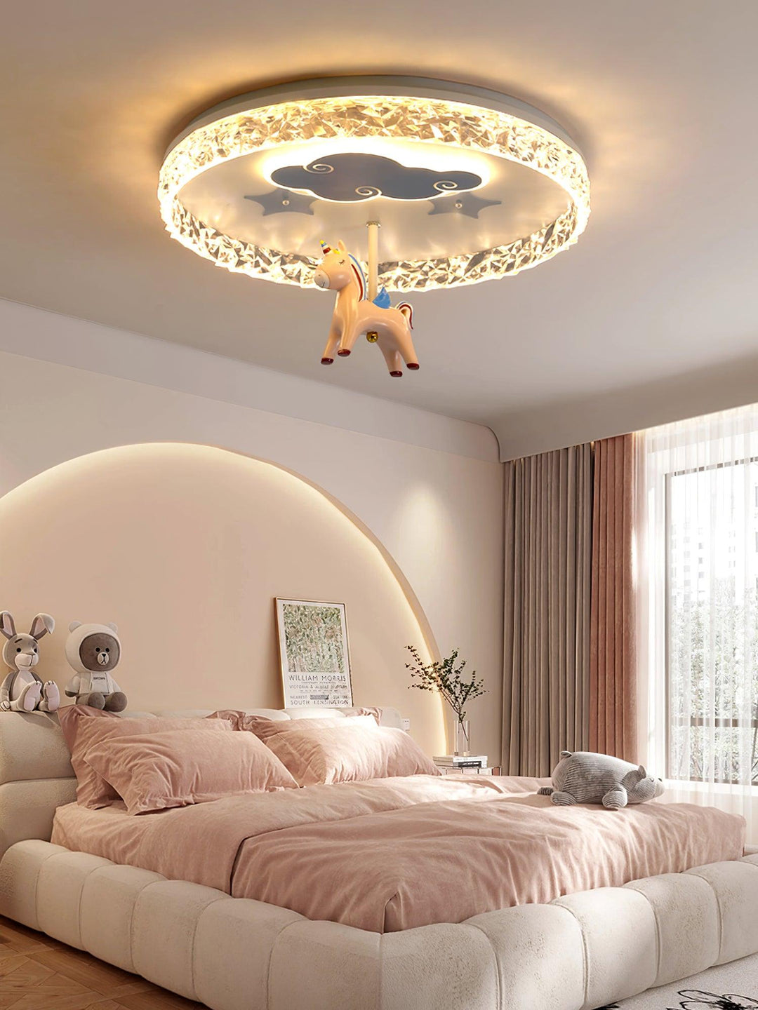 Round Carousel Children's Ceiling Lamp - Vakkerlight