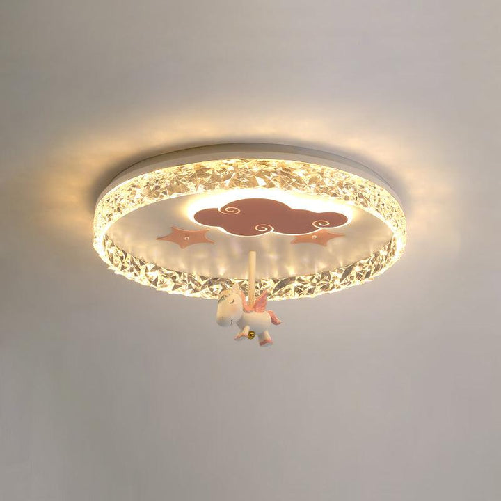 Round Carousel Children's Ceiling Lamp - Vakkerlight