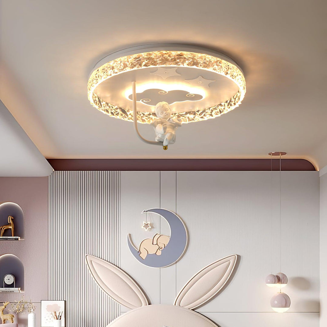 Round Carousel Children's Ceiling Lamp - Vakkerlight