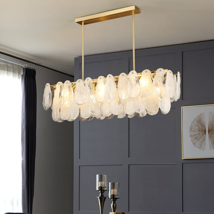 Round Cloud Glass Chandelier - Vakkerlight