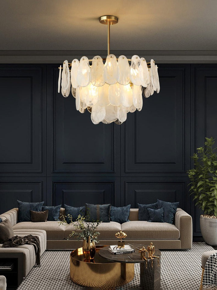 Round Cloud Glass Chandelier - Vakkerlight