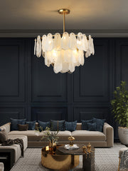 Ronde glazen hanglamp Cloud