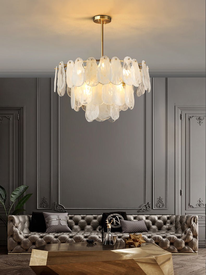 Round Cloud Glass Chandelier - Vakkerlight