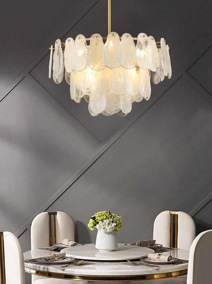 Round Cloud Glass Chandelier - Vakkerlight