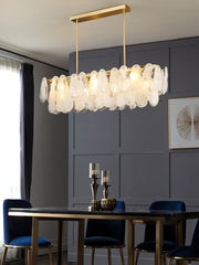 Ronde glazen hanglamp Cloud