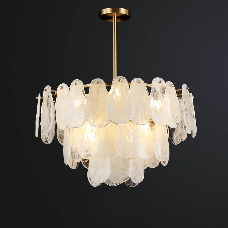 Round Cloud Glass Chandelier - Vakkerlight