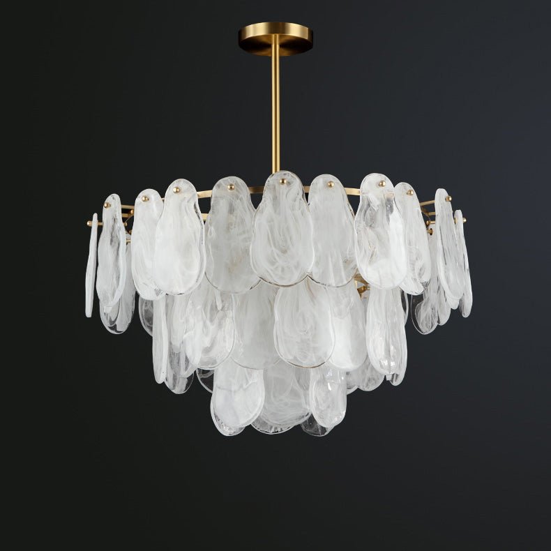 Round Cloud Glass Chandelier - Vakkerlight