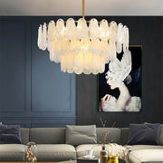 Ronde glazen hanglamp Cloud