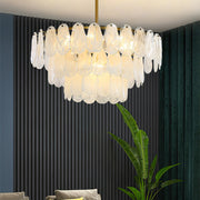 Ronde glazen hanglamp Cloud