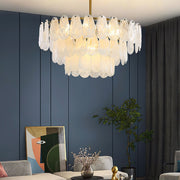 Ronde glazen hanglamp Cloud