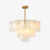 Round Cloud Glass Chandelier