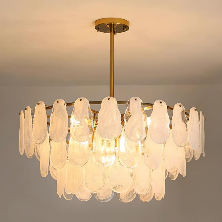 Round Cloud Glass Chandelier - Vakkerlight