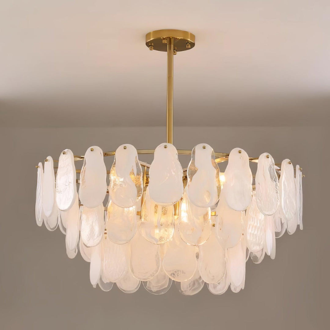 Round Cloud Glass Chandelier - Vakkerlight