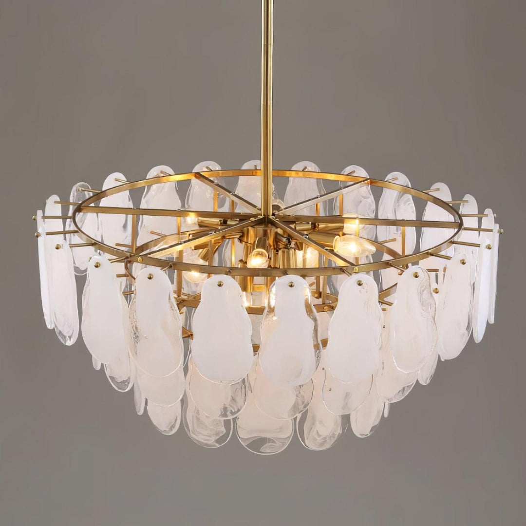 Round Cloud Glass Chandelier - Vakkerlight