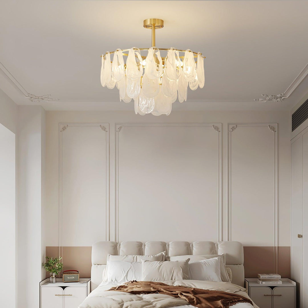 Round Cloud Glass Chandelier - Vakkerlight