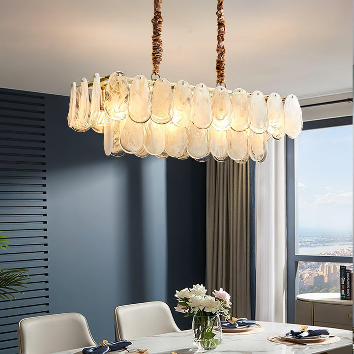 Round Cloud Glass Chandelier - Vakkerlight