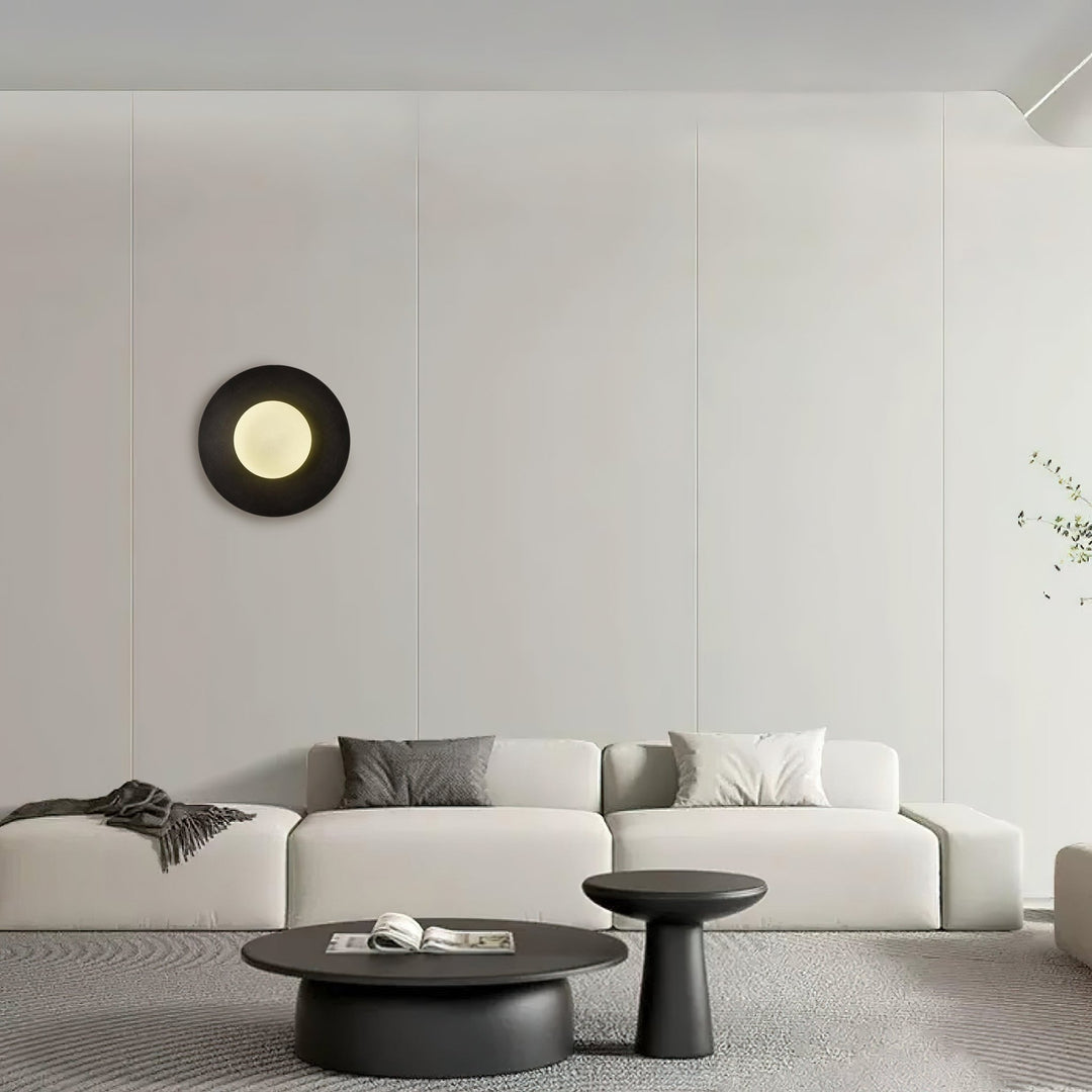 Round Glass Art Wall Lamp - Vakkerlight