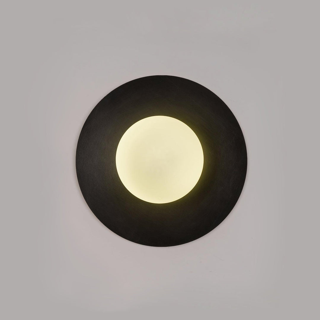 Round Glass Art Wall Lamp - Vakkerlight