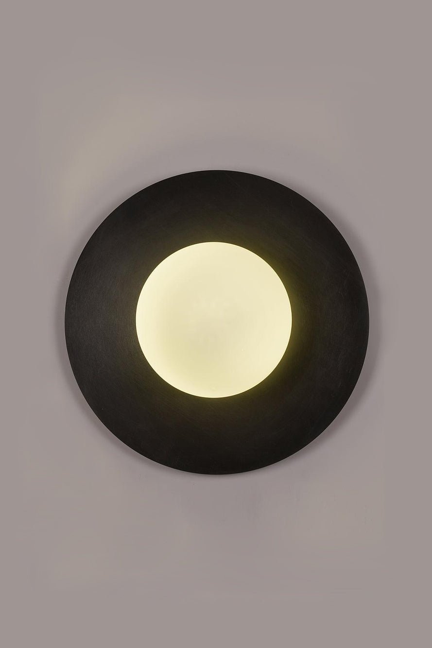 Round Glass Art Wall Lamp - Vakkerlight