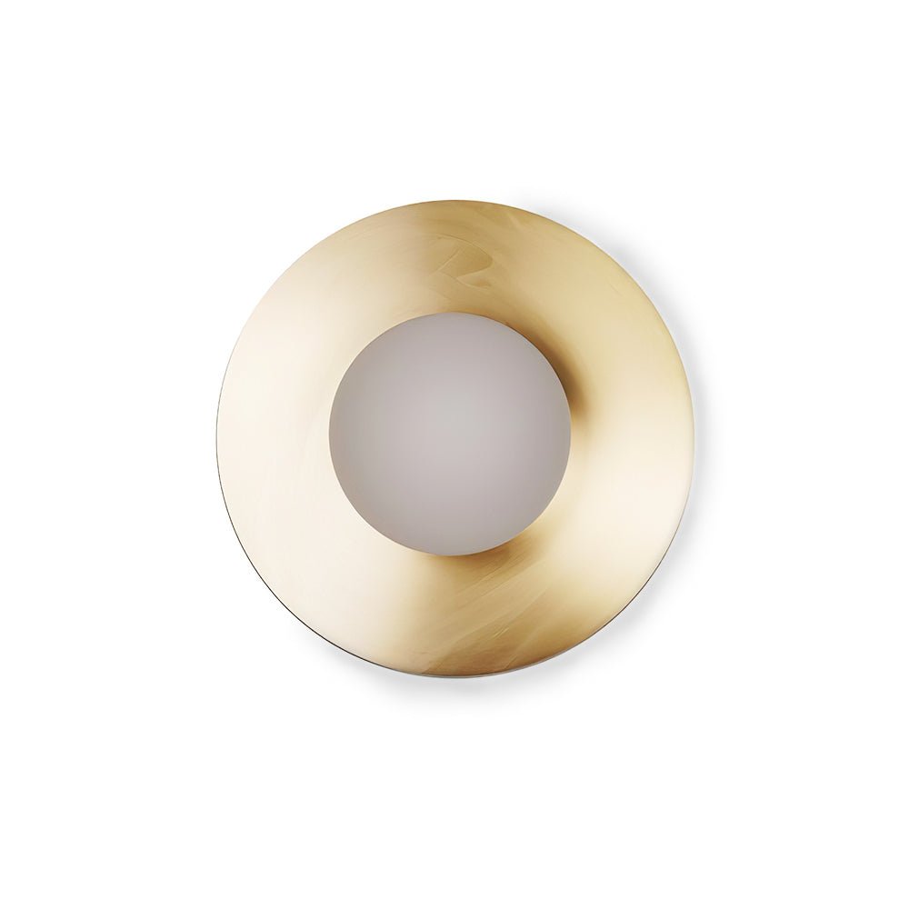 Round Glass Art Wall Lamp - Vakkerlight