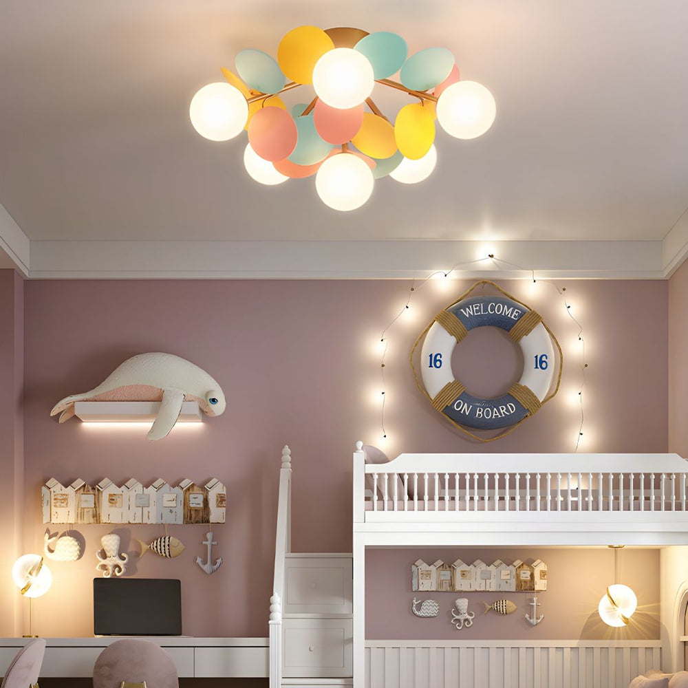 Round Macaron Ceiling Lamp - Vakkerlight