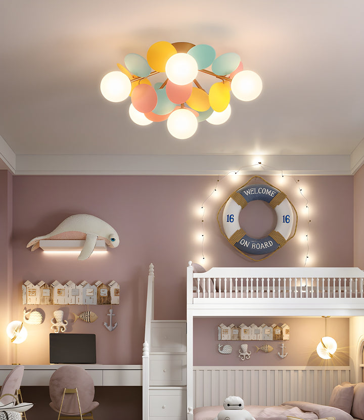 Round Macaron Ceiling Lamp - Vakkerlight