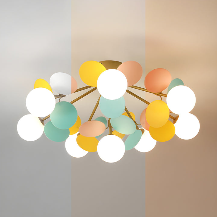 Round Macaron Ceiling Lamp - Vakkerlight