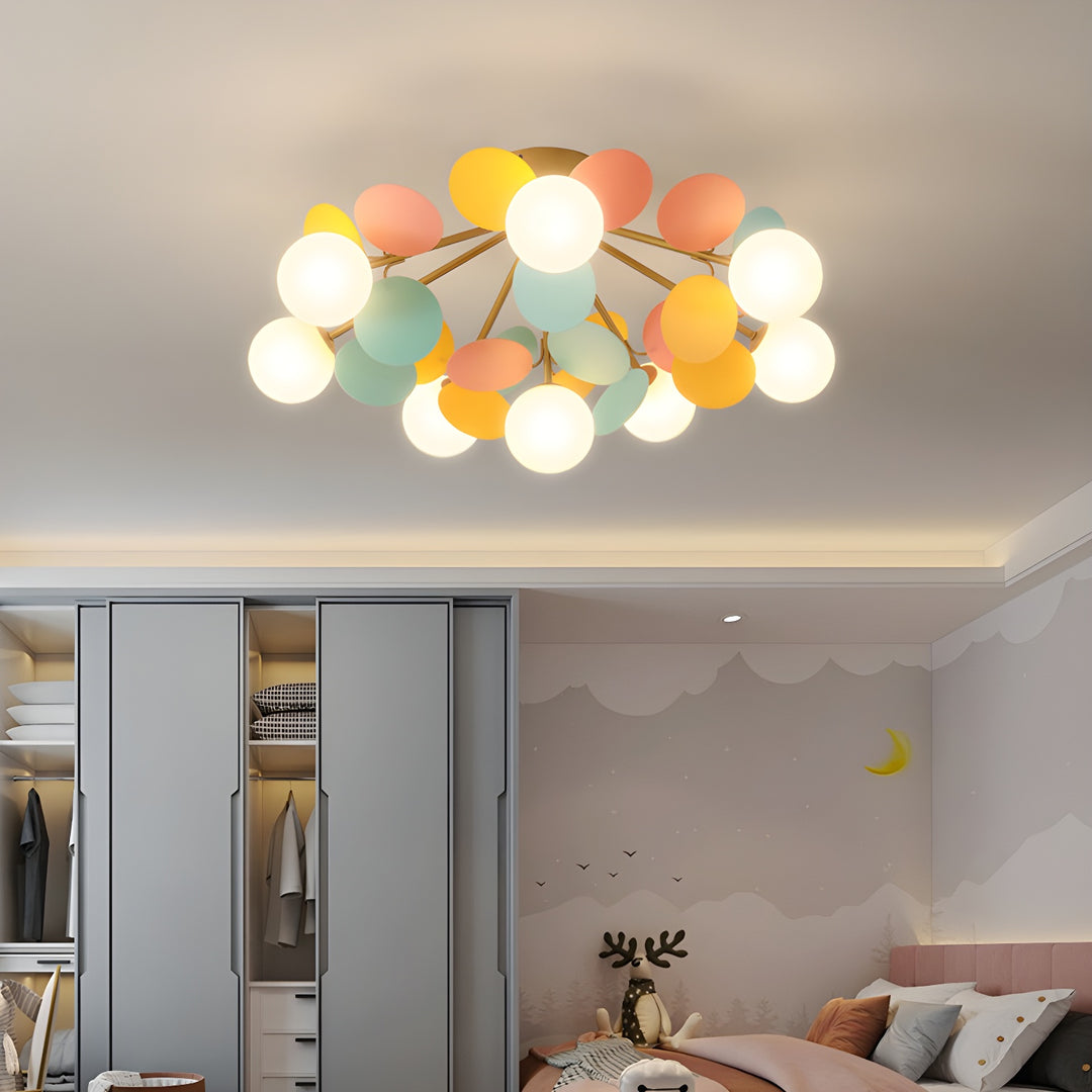 Round Macaron Ceiling Lamp - Vakkerlight