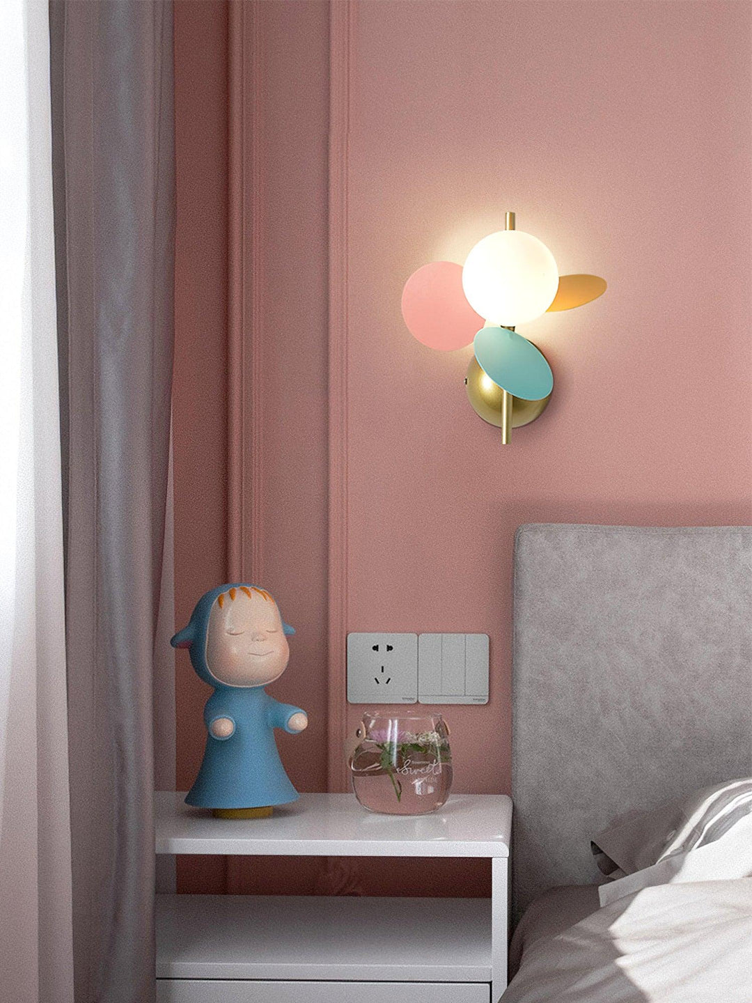 Round Macaron Wall Lamp - Vakkerlight