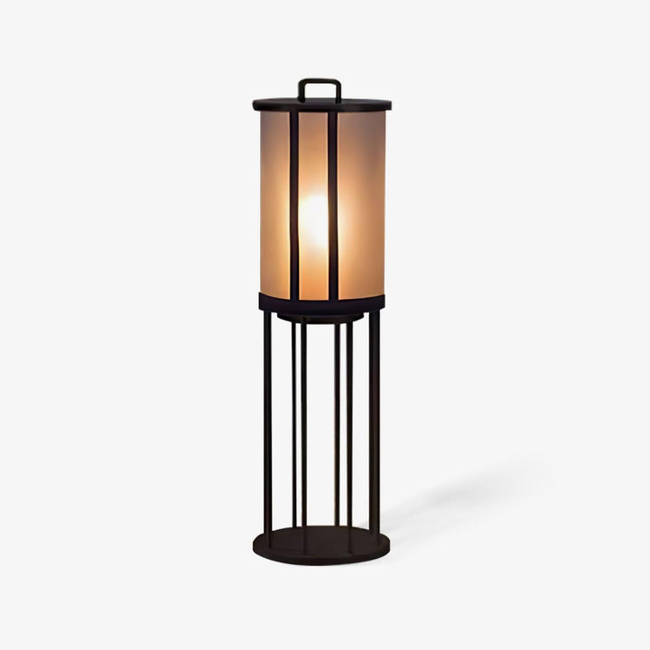 Round Pillar Acrylic Lantern Outdoor Lamp - Vakkerlight