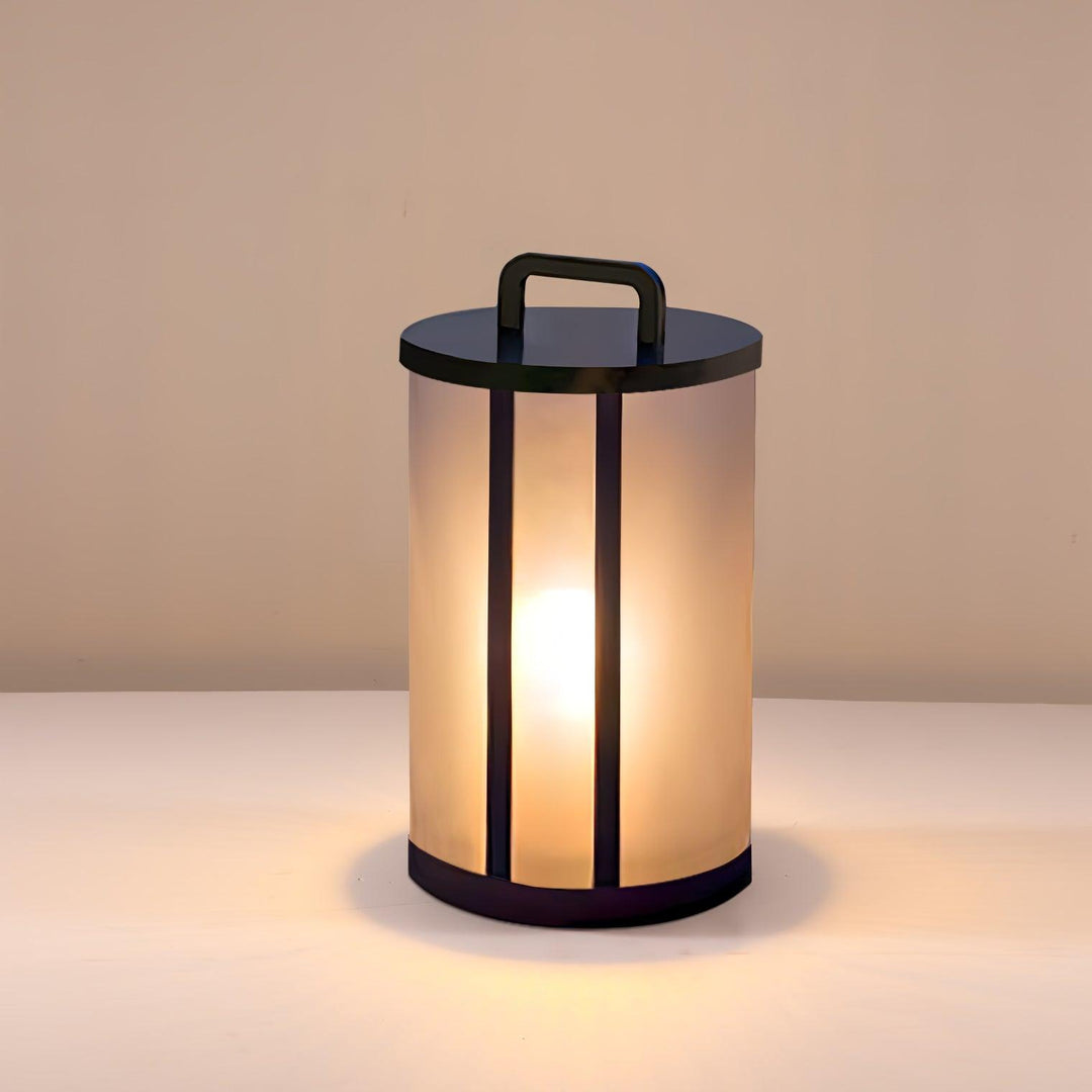 Round Pillar Acrylic Lantern Outdoor Lamp - Vakkerlight