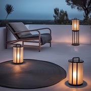 Round Pillar Acrylic Lantern Outdoor Lamp - Vakkerlight