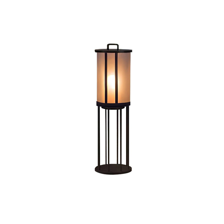 Round Pillar Acrylic Lantern Outdoor Lamp - Vakkerlight