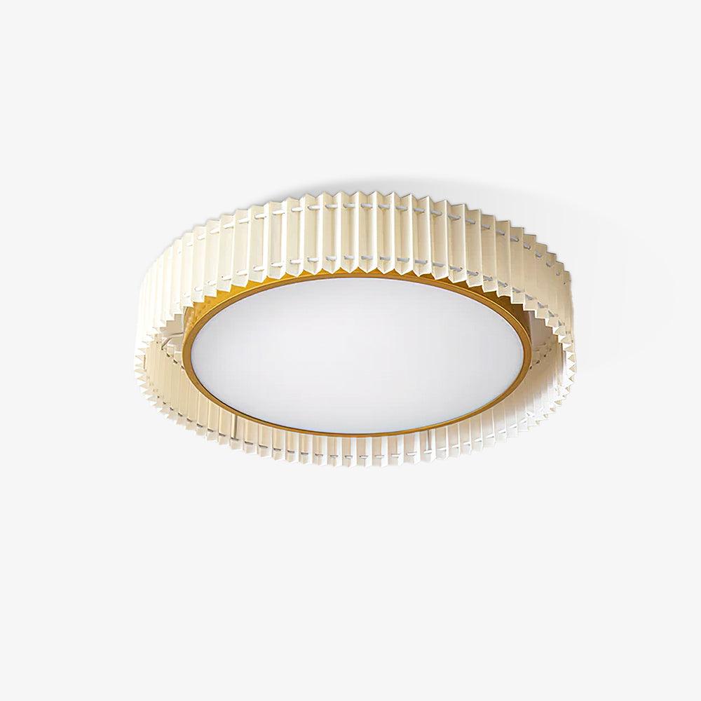 Round Pleated Ceiling Lamp - Vakkerlight