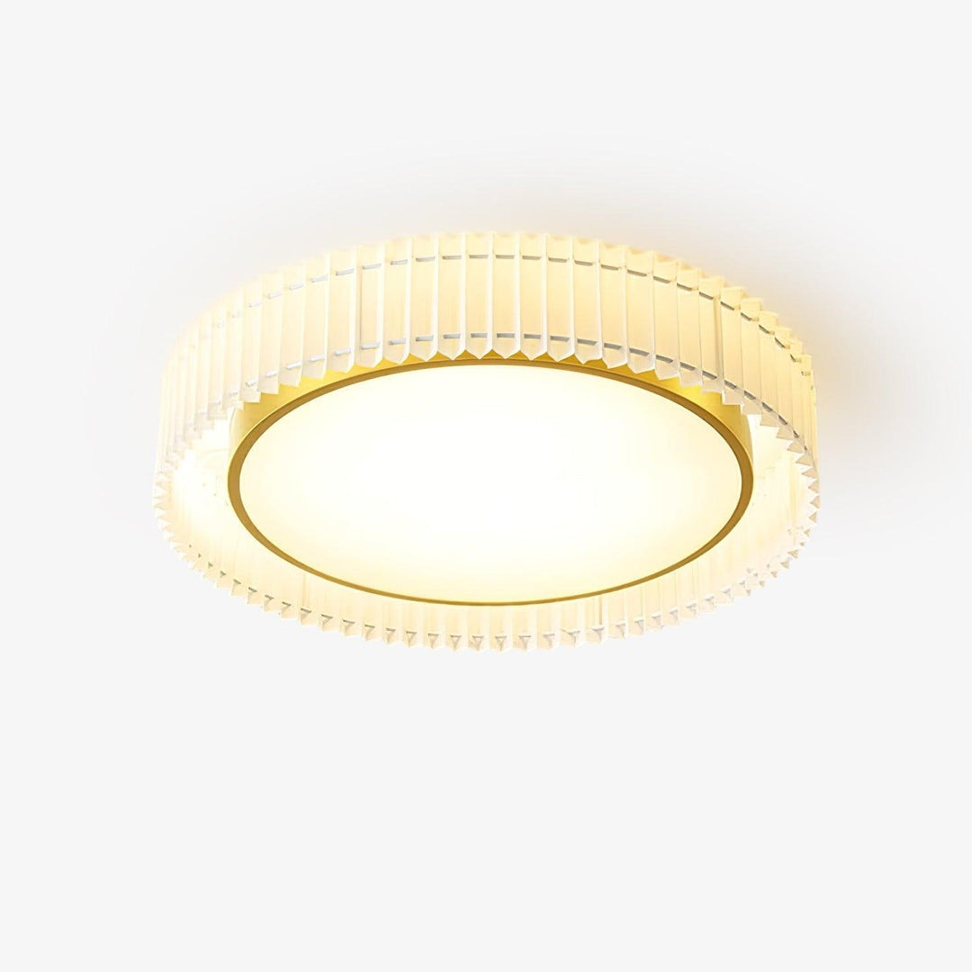 Round Pleated Ceiling Lamp - Vakkerlight