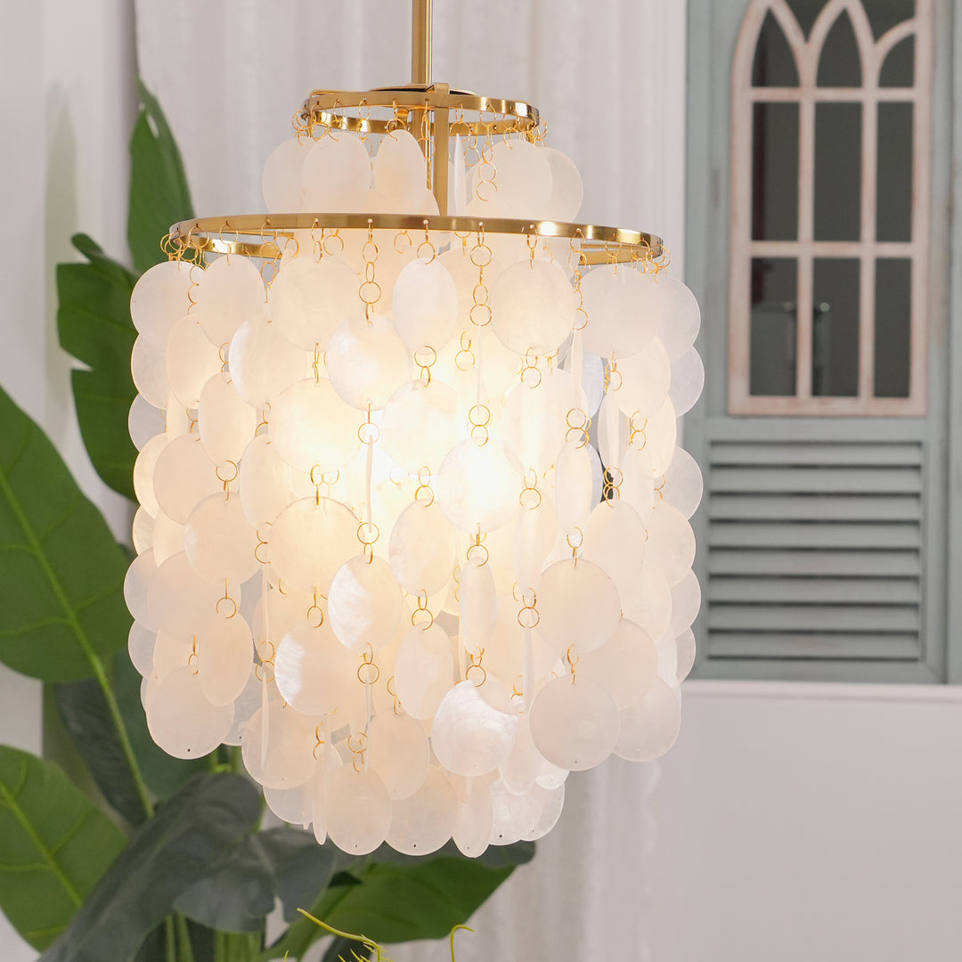 Lustre Coquillage Rond