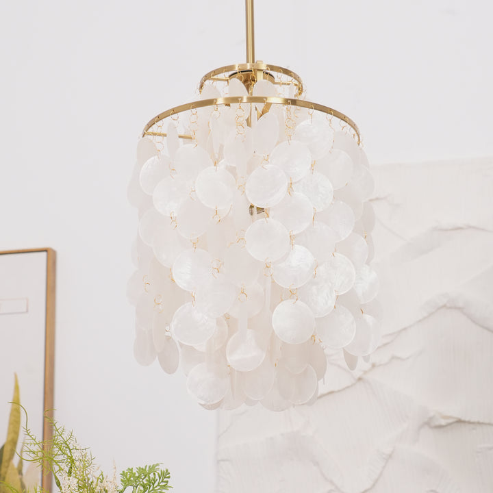 Round Shell Chandelier