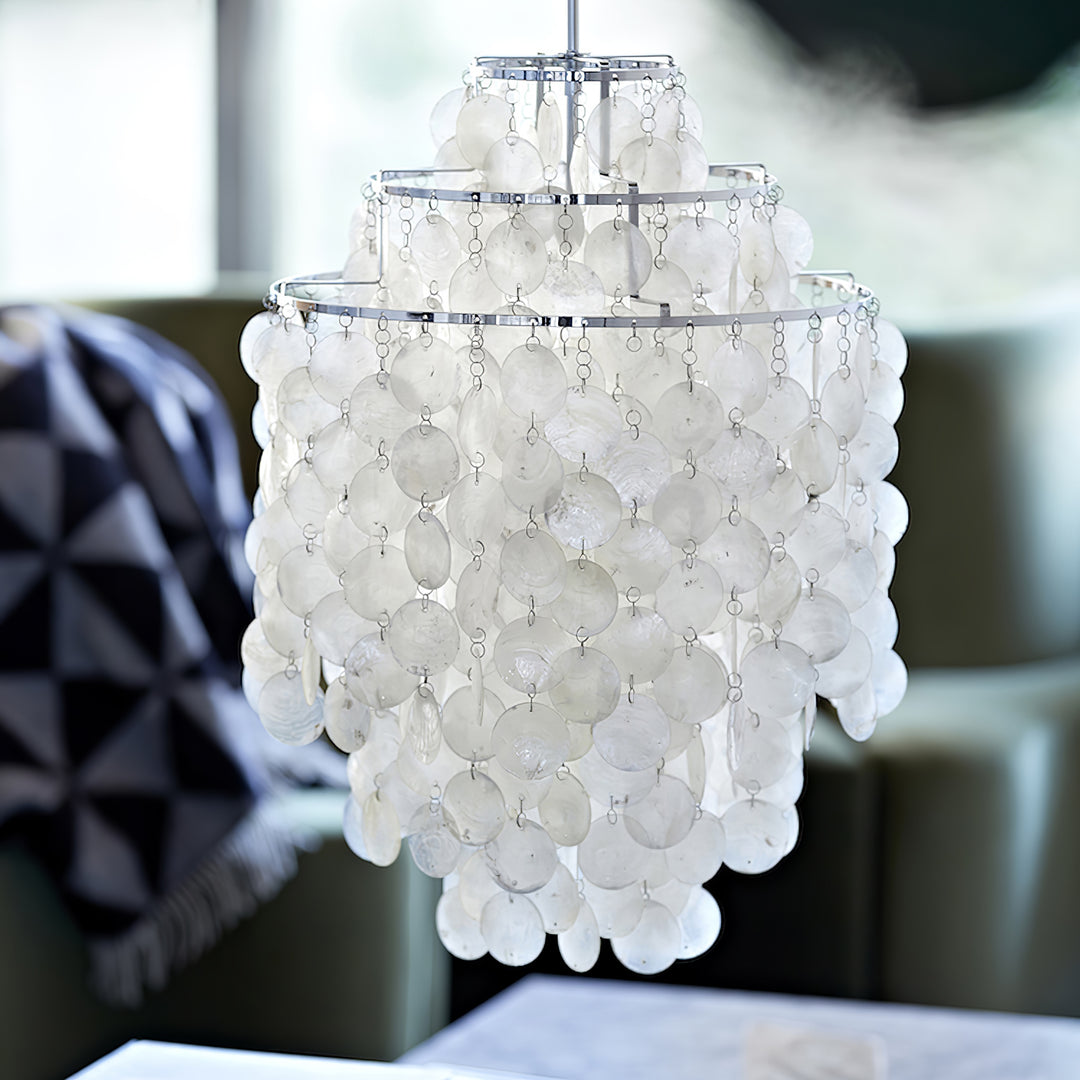 Round Shell Chandelier