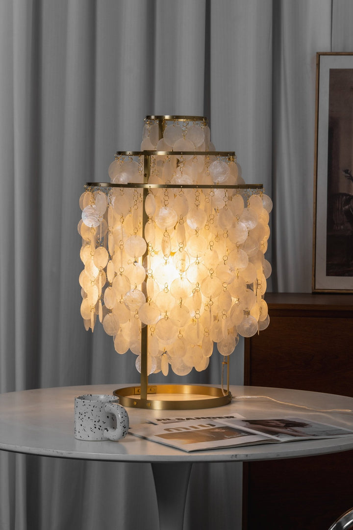 Round Shell Table Lamp - Vakkerlight