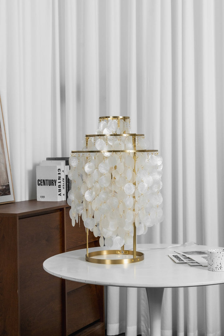 Round Shell Table Lamp - Vakkerlight