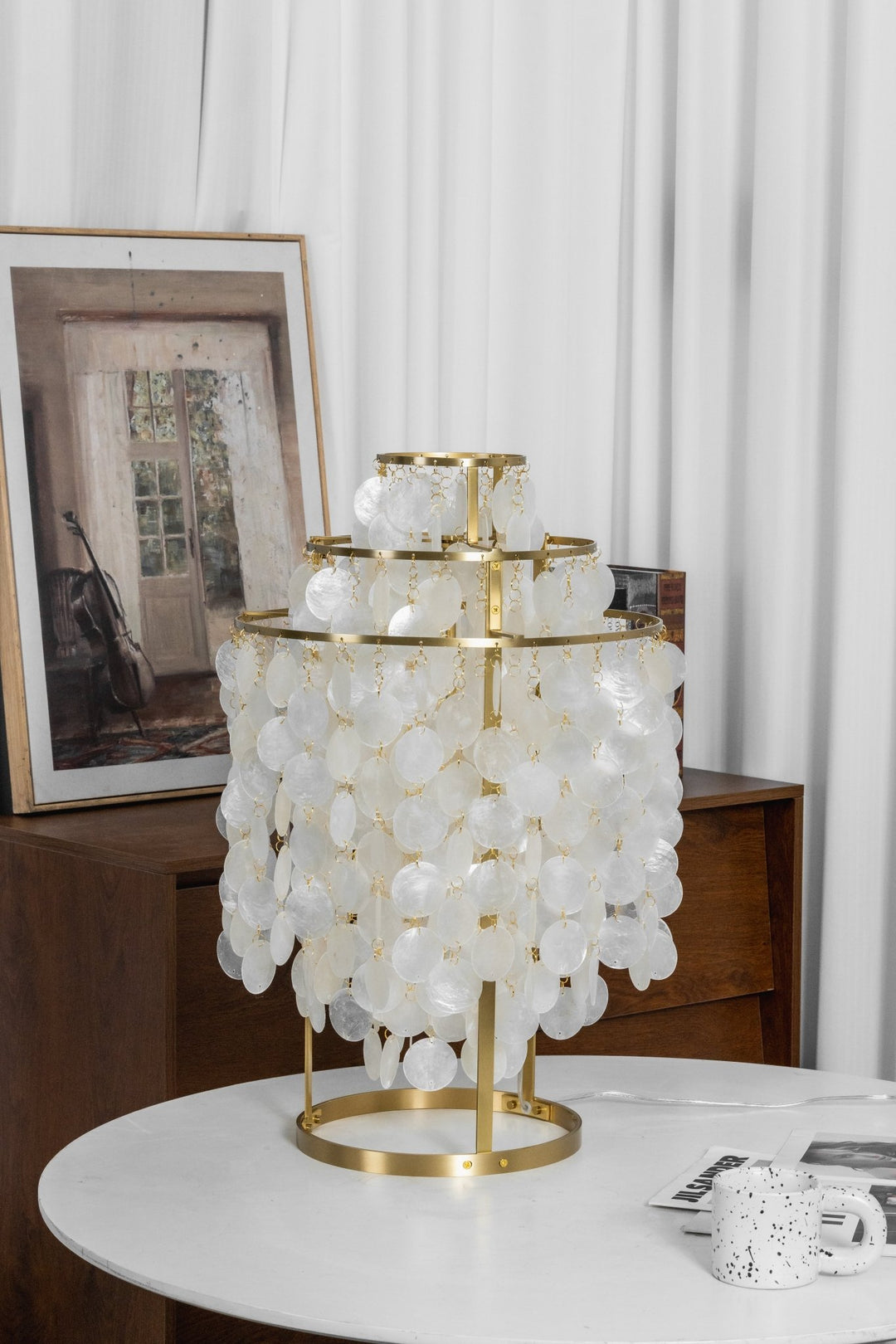 Round Shell Table Lamp - Vakkerlight