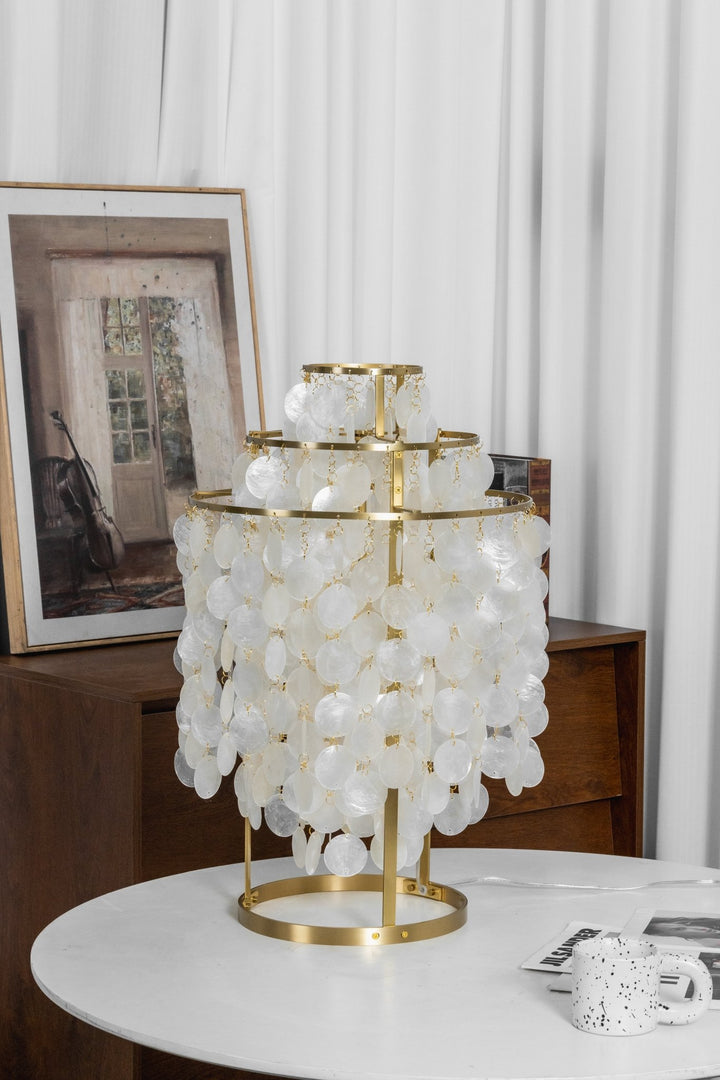 Round Shell Table Lamp - Vakkerlight