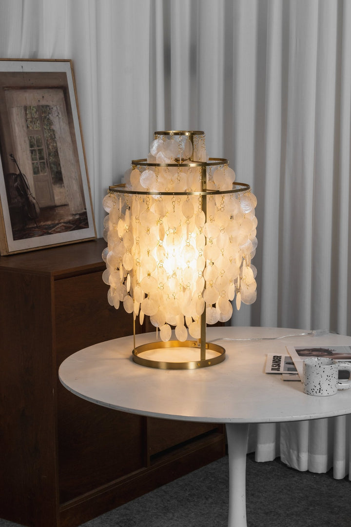 Round Shell Table Lamp - Vakkerlight