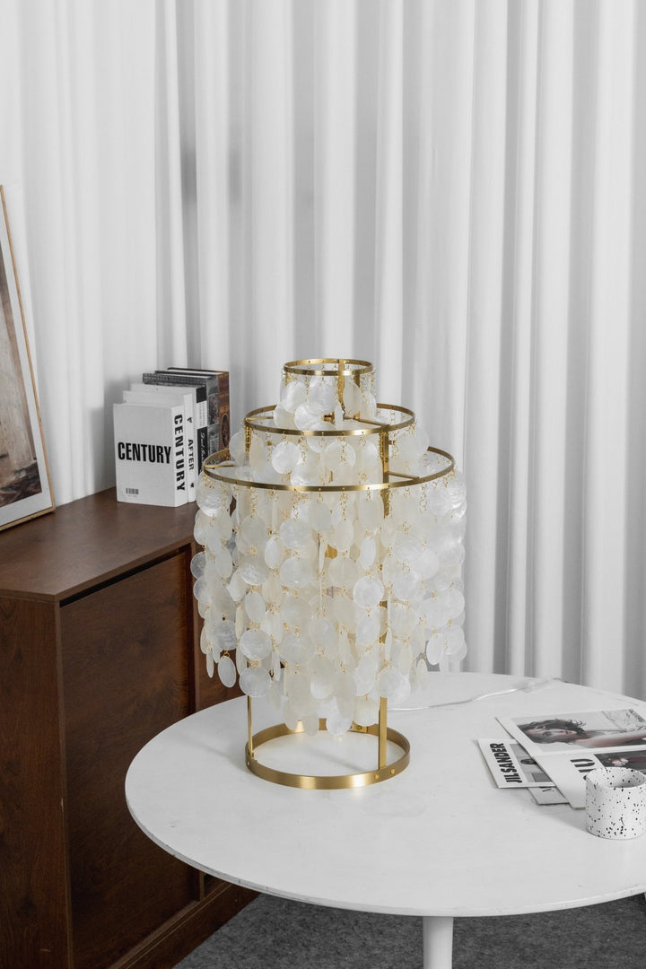 Round Shell Table Lamp - Vakkerlight