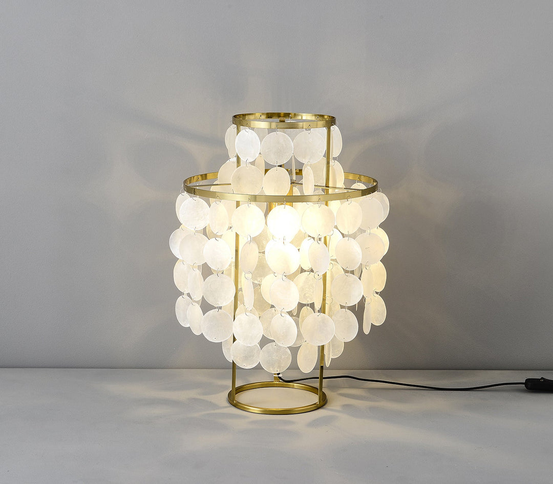 Round Shell Table Lamp - Vakkerlight